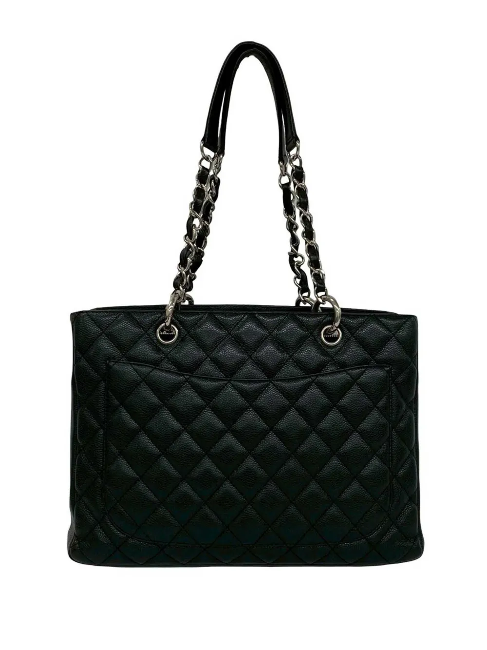 CHANEL Pre-Owned 2008-2009 Caviar Grand Shopping tote bag - Black