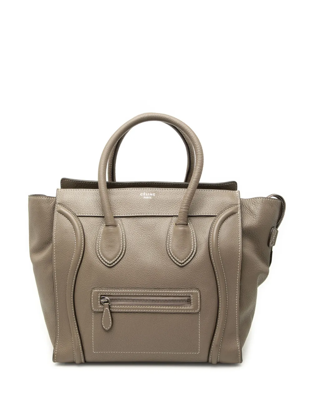 Celine Pre-Owned 2011 Mini Calfskin Luggage tote bag - Brown