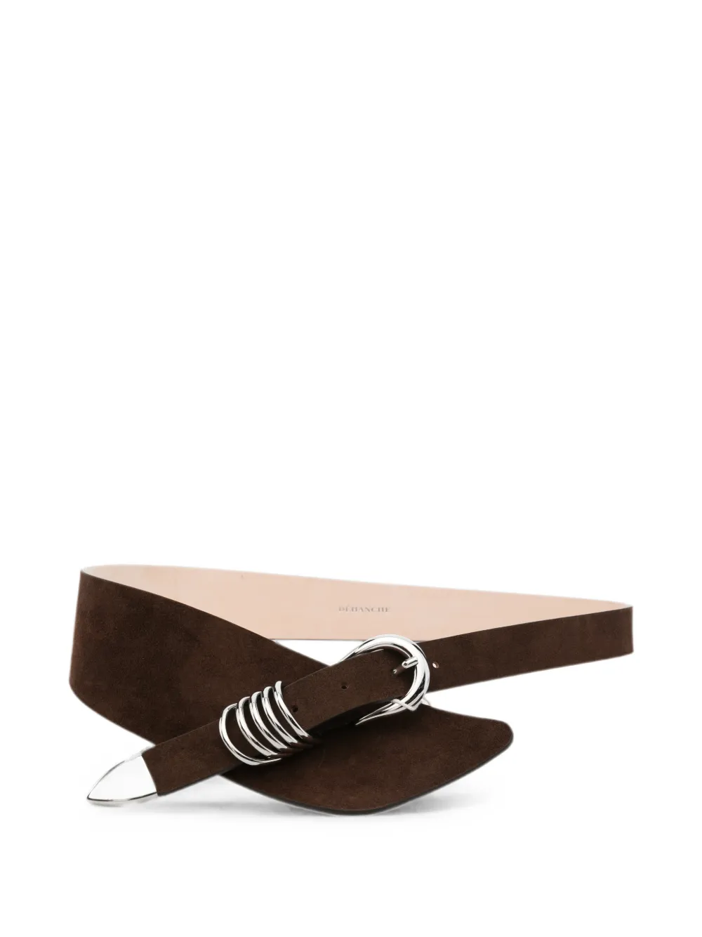 Déhanche Alcott suede belt - Brown