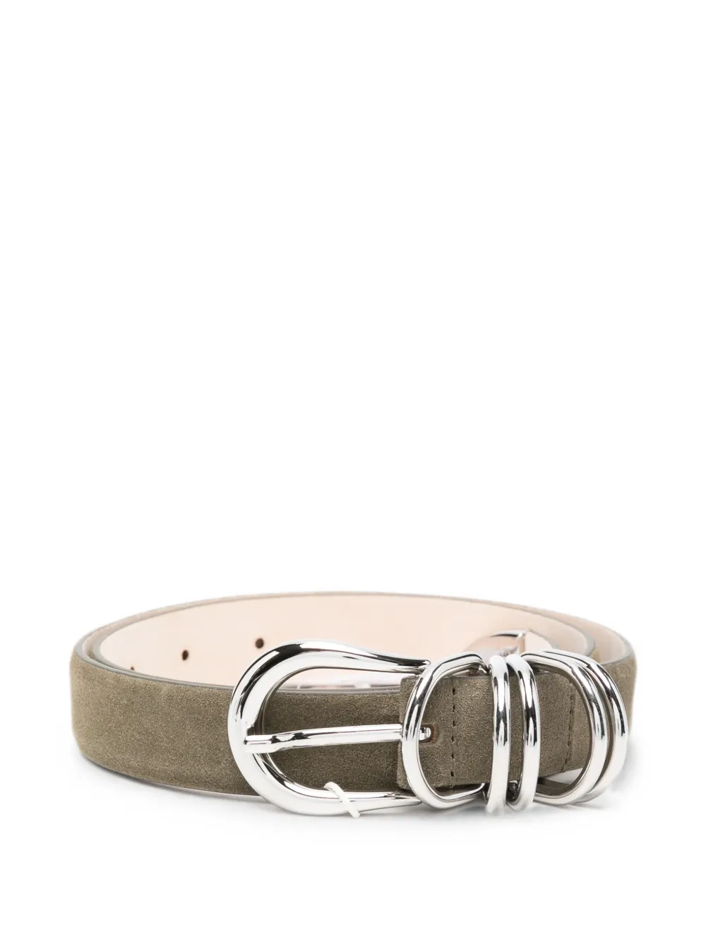 Déhanche Hollyhock buckle-fastening belt - Green