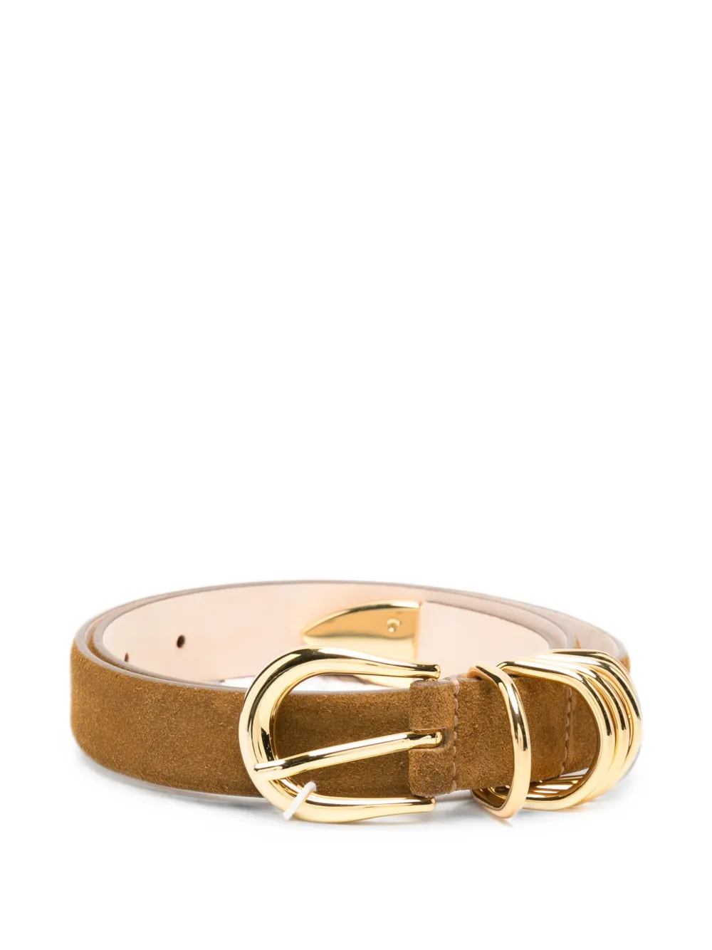 Déhanche Hollyhock suede belt - Brown