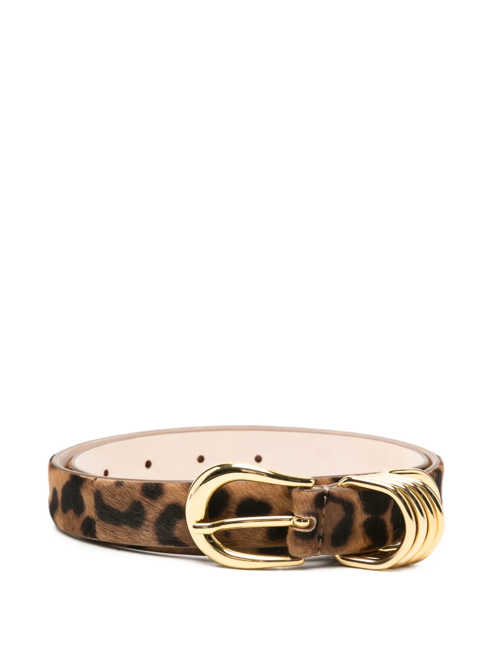 Déhanche Hollyhock jaguar-print belt - Marrone