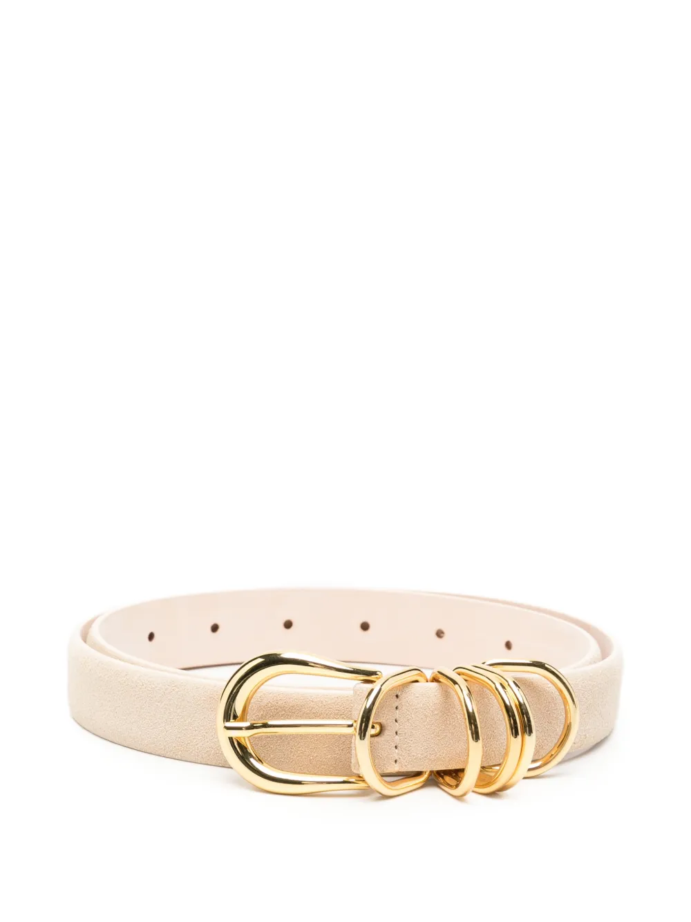 Déhanche Hollyhock suede belt - Toni neutri