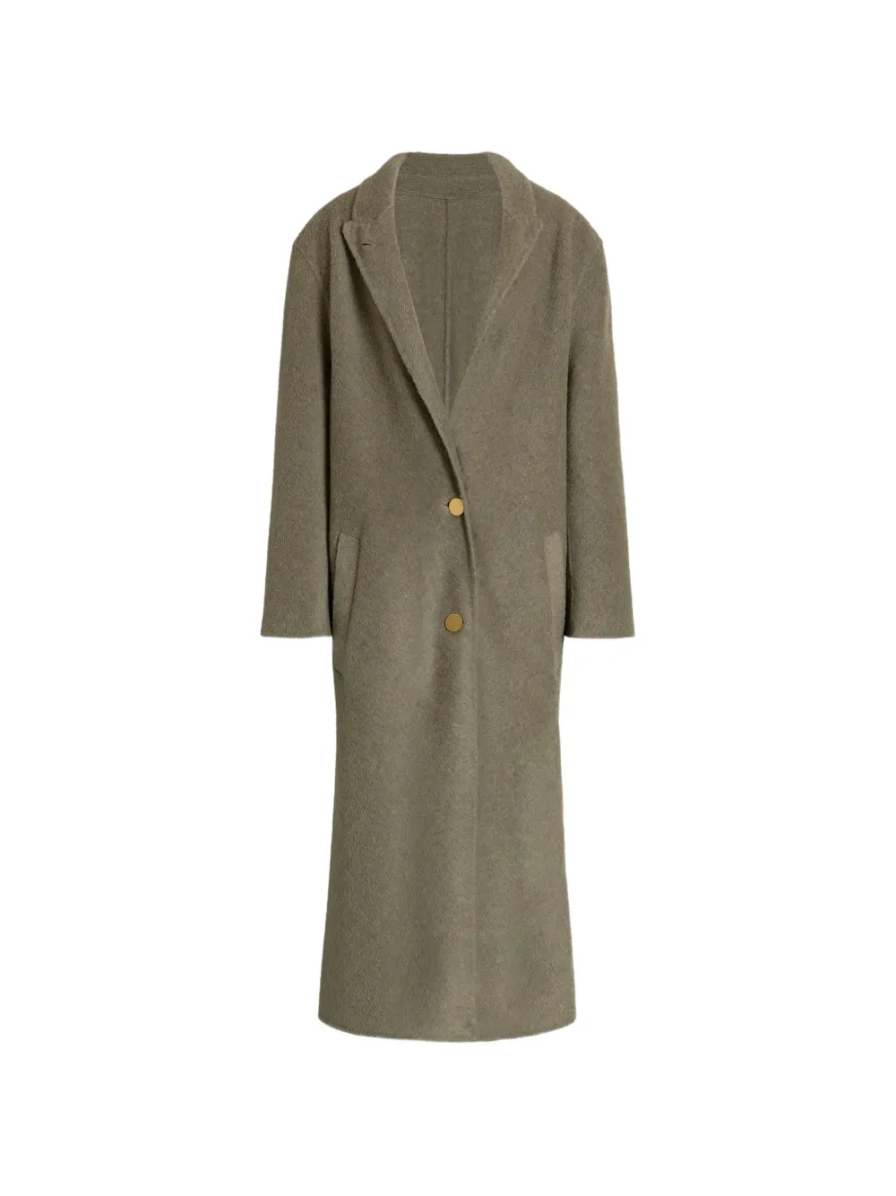 Alberta Ferretti single-breasted wool coat - Green