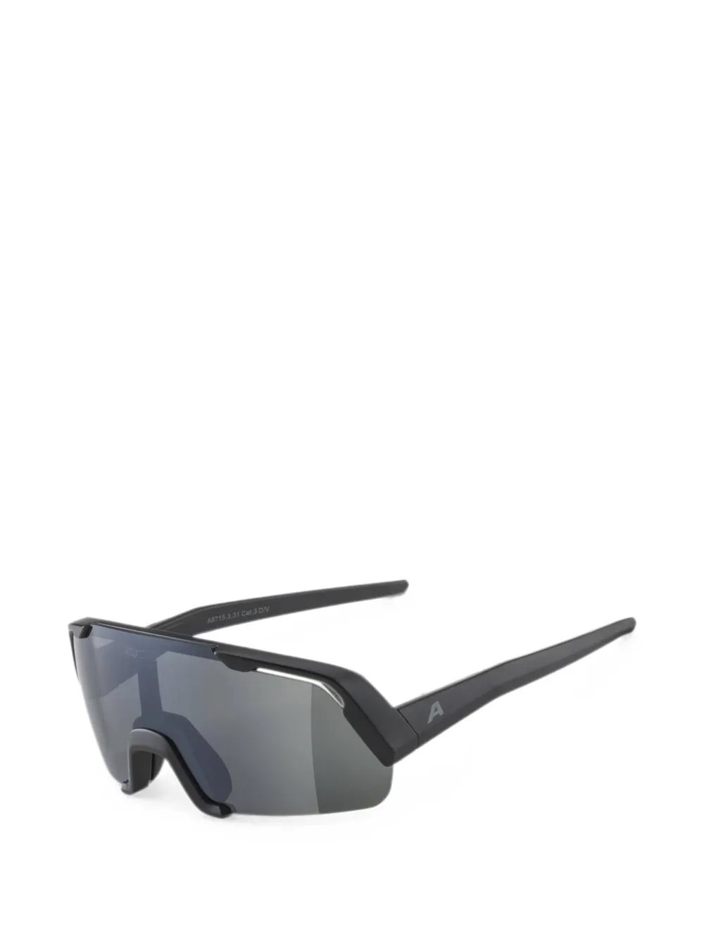 ALPINA KIDS Rocket Youth zonnebril met geometrisch montuur Zwart