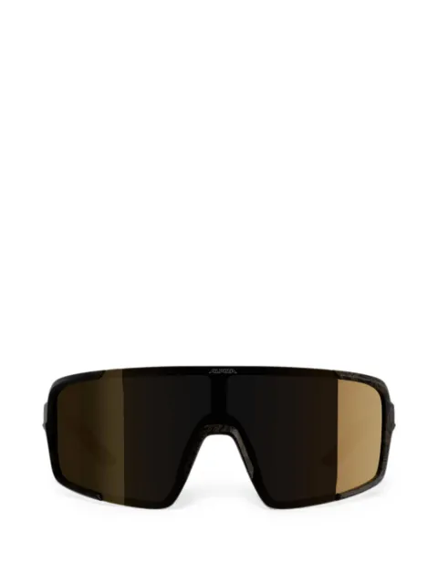 Alpina Lumin patterned geometric-frame sunglasses