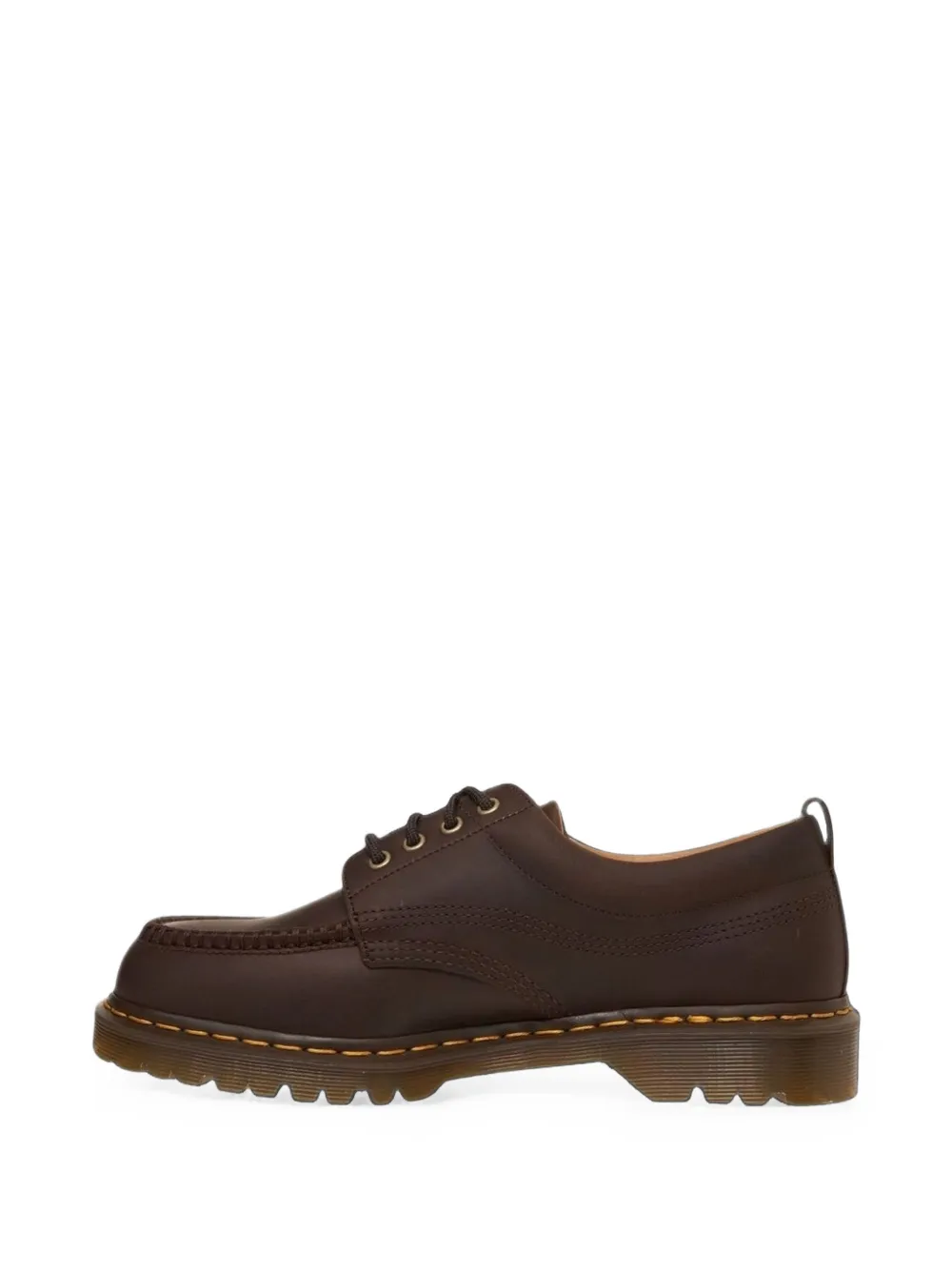 Dr. Martens Lowell 4 Eye leather sneakers Bruin