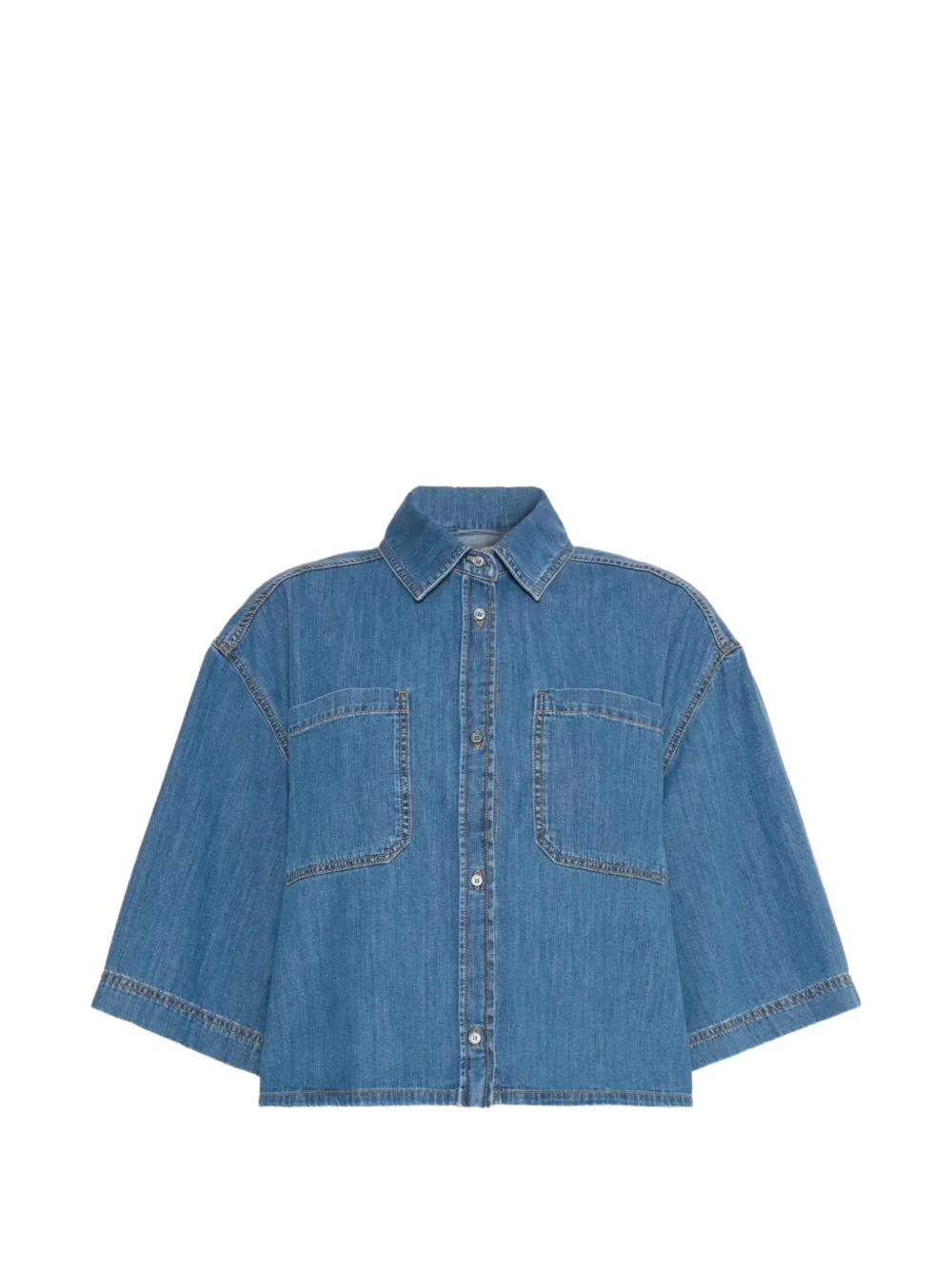 Weekend Max Mara boxy denim shirt - Blu