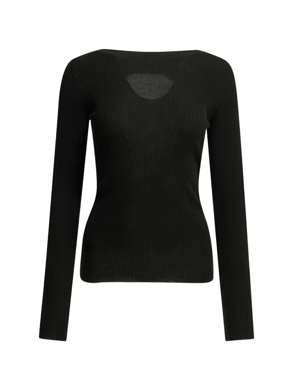 Rick Owens ribbed-knit sweater - Nero