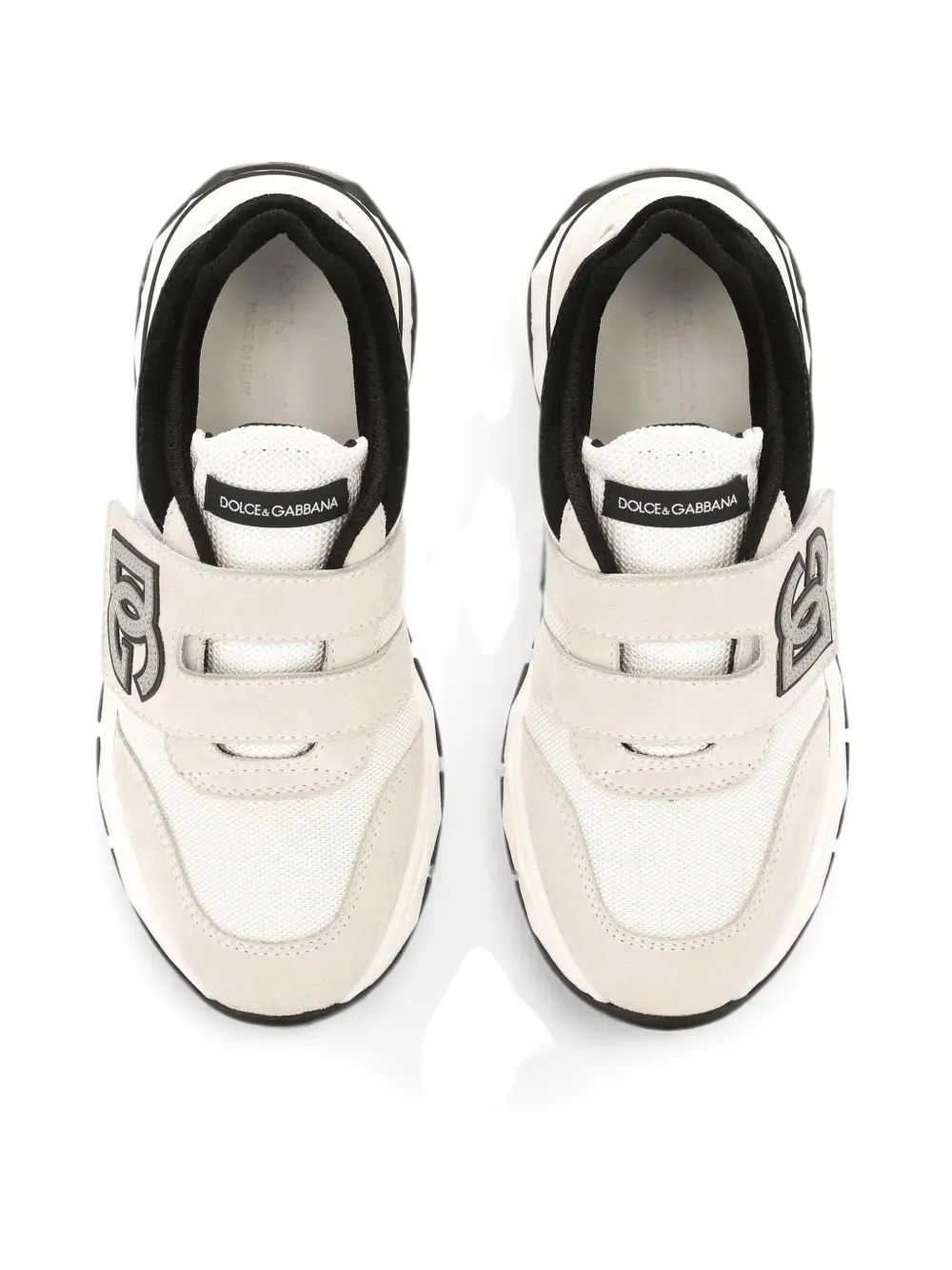 Dolce & Gabbana Kids DG Running Split sneakers Beige