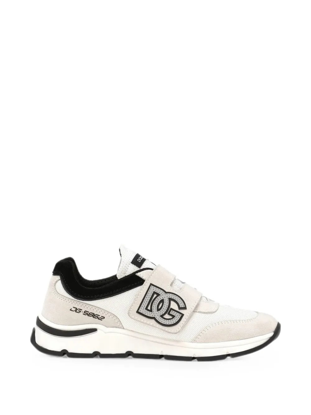 Dolce & Gabbana Kids DG Running Split sneakers Beige