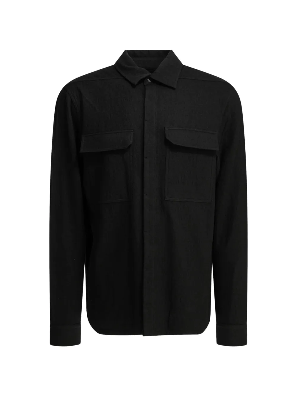 Rick Owens flap-pocket shirt - Nero
