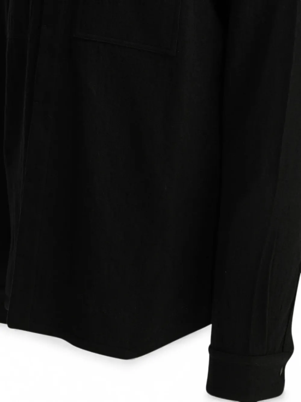 Rick Owens Overhemd met klepzak Zwart
