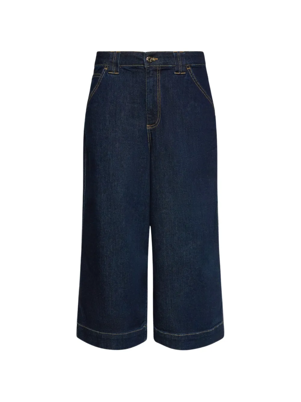 ELENA MIRÒ cropped jeans - Blu