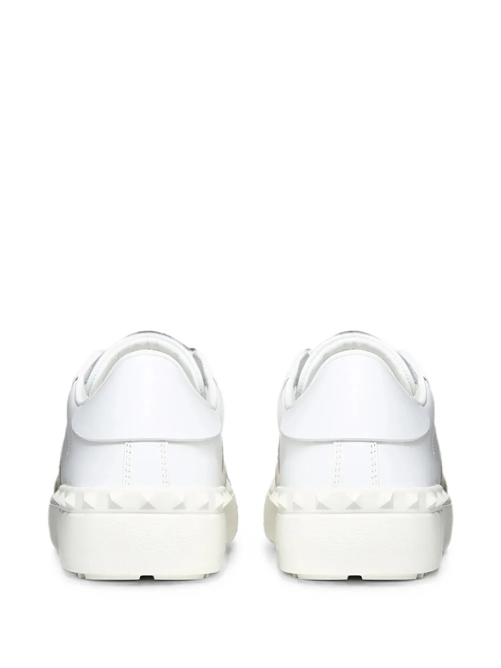 Valentino Garavani Open leather sneakers Wit