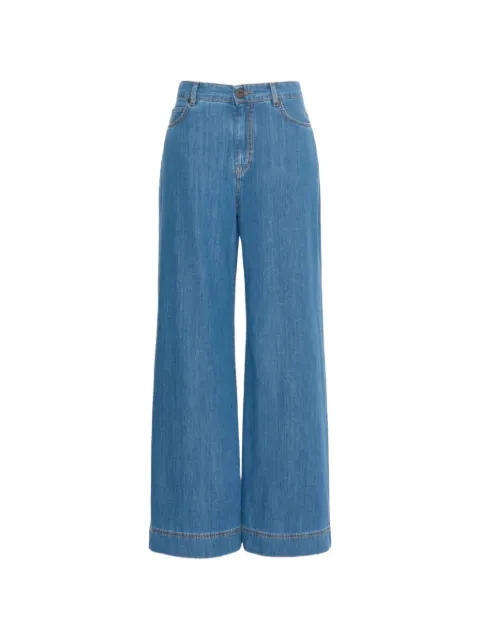 Weekend Max Mara cotton wide-leg jeans