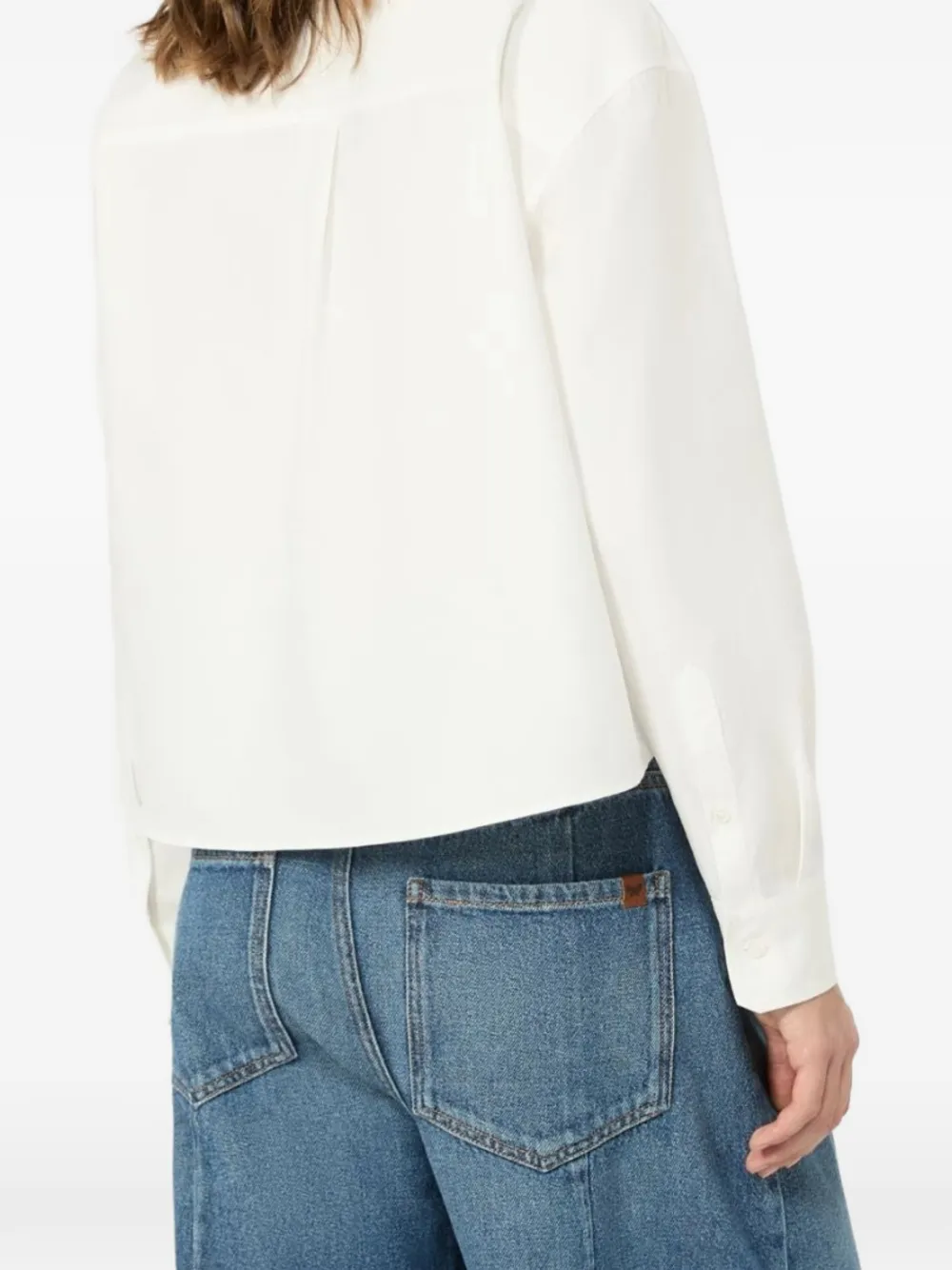 Weekend Max Mara Katoenen Oxford blouse Wit