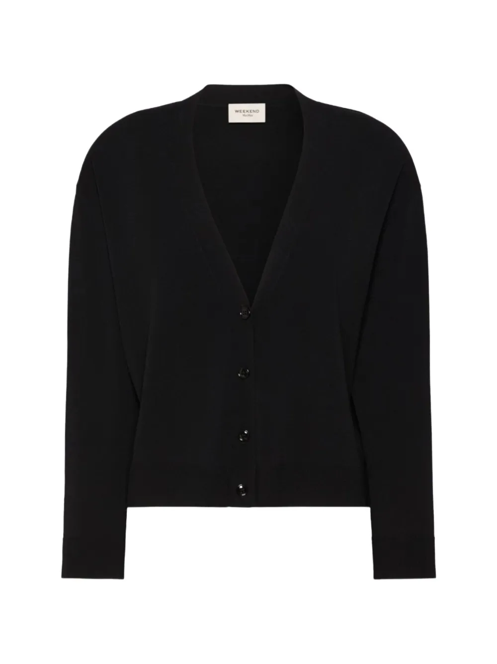 Weekend Max Mara BOARIO V-neck button-down cardigan - Schwarz