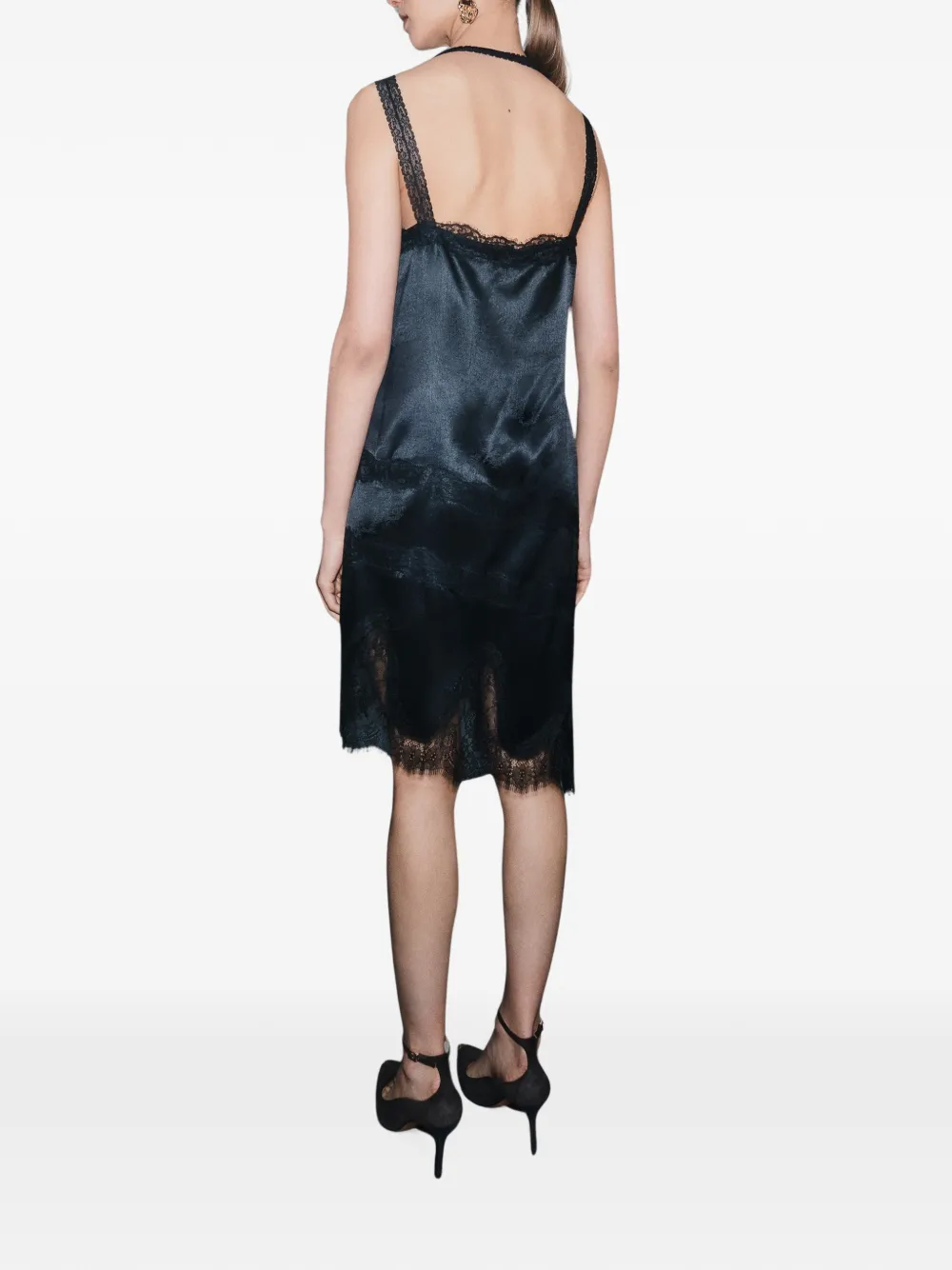 Marella Asymmetrische mini-jurk Zwart