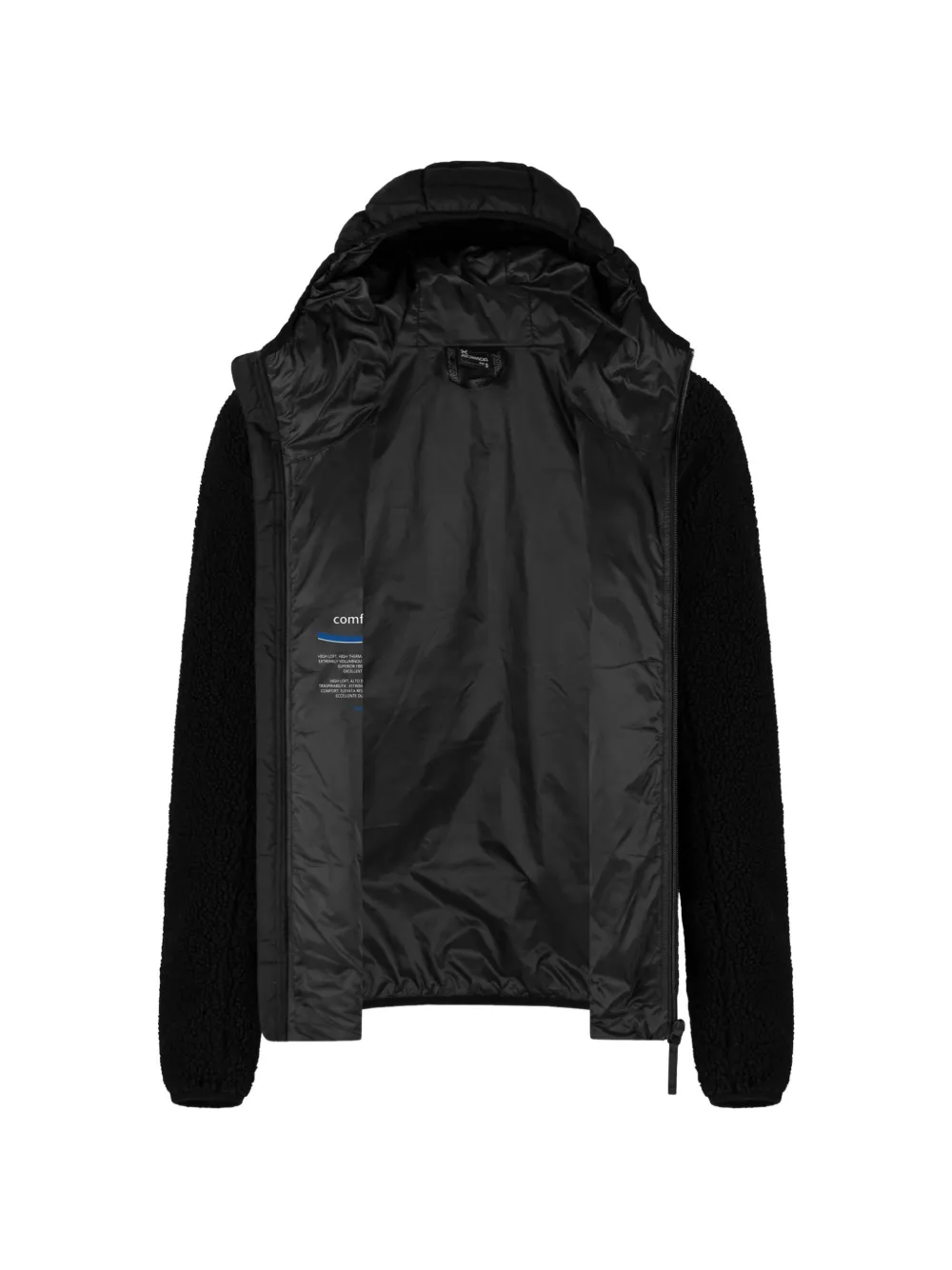MONTURA Gewatteerd fleece jack Zwart