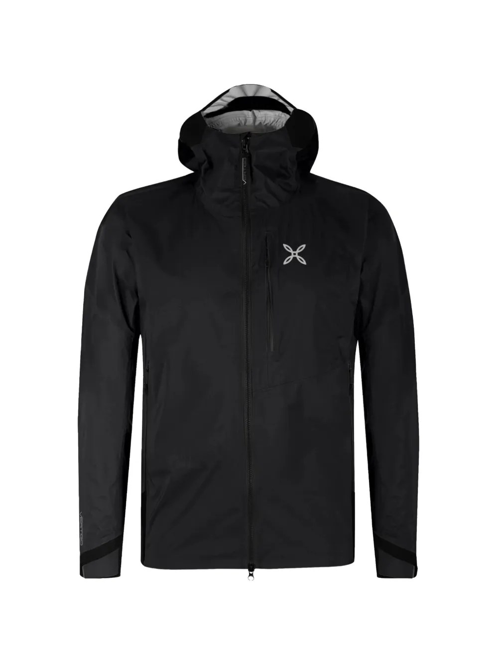 MONTURA logo-print hooded jacket - Schwarz