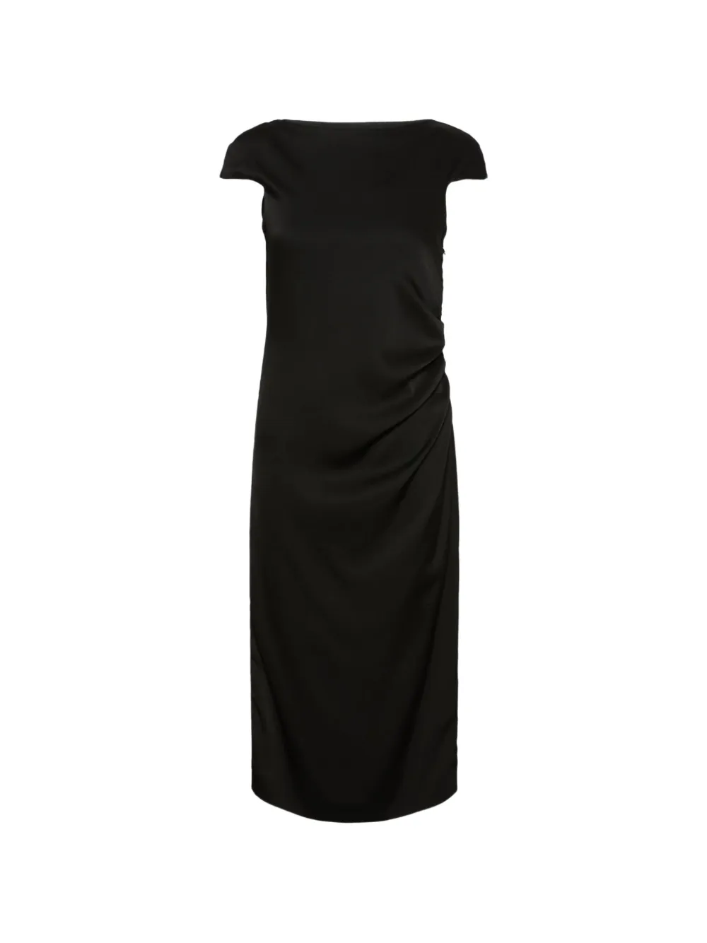 Max Mara side-slit midi dress - Black
