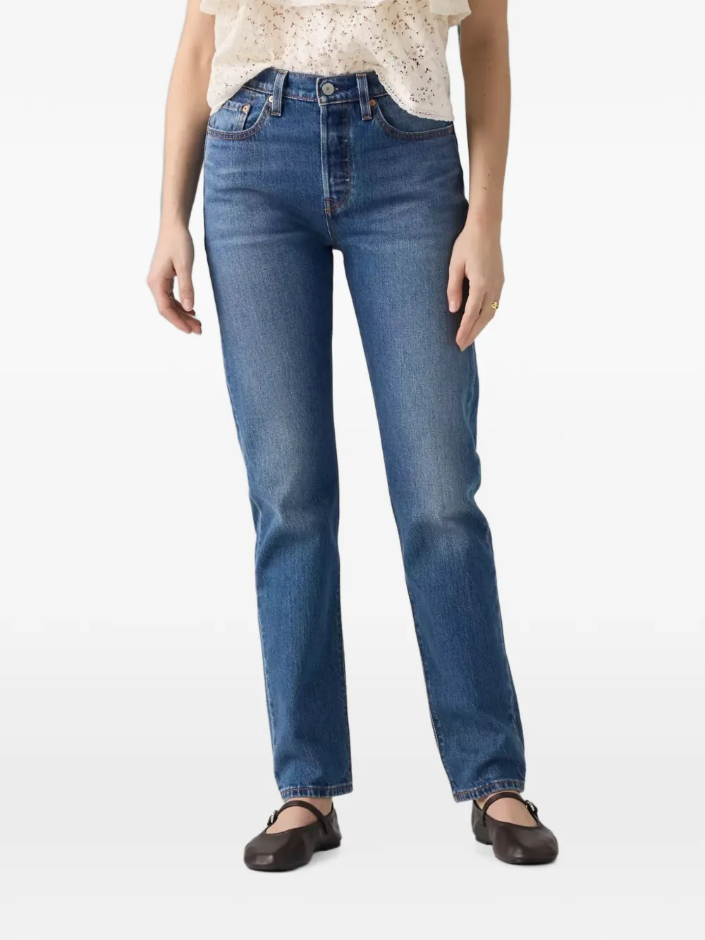 Levi's 501 Original Fit denim jeans Blauw