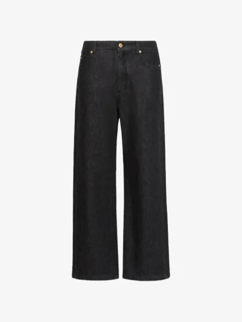 'S Max Mara button-up wide-leg jeans