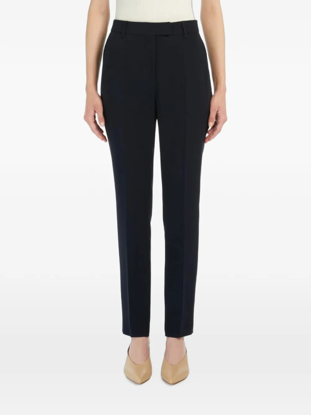 Max Mara Jerta geplooide pantalon Blauw