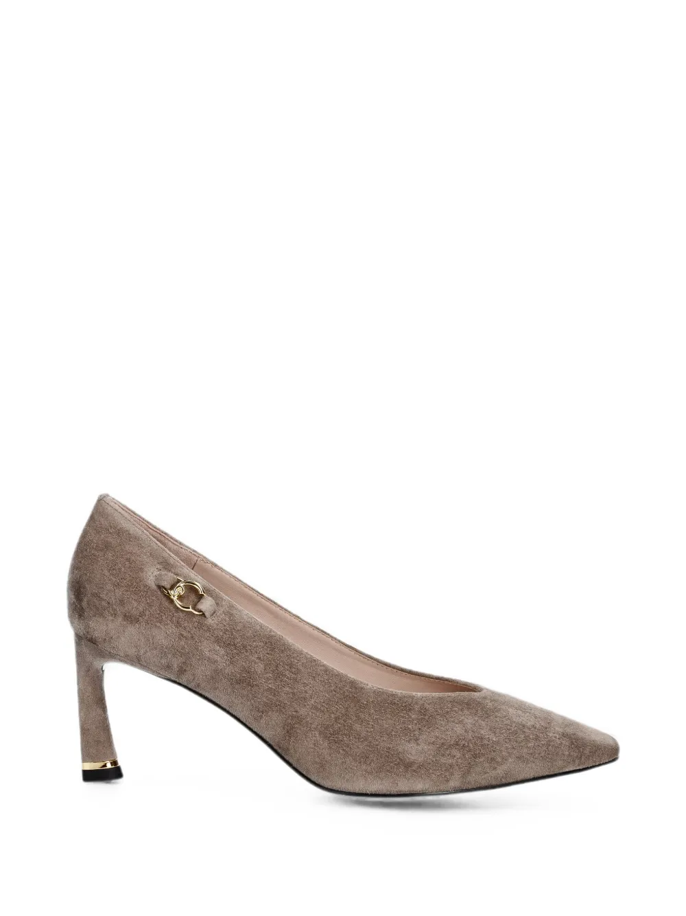 Coccinelle pointed-toe logo-plaque pumps