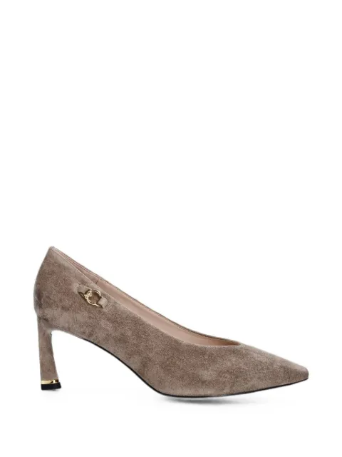 Coccinelle pointed-toe logo-plaque pumps
