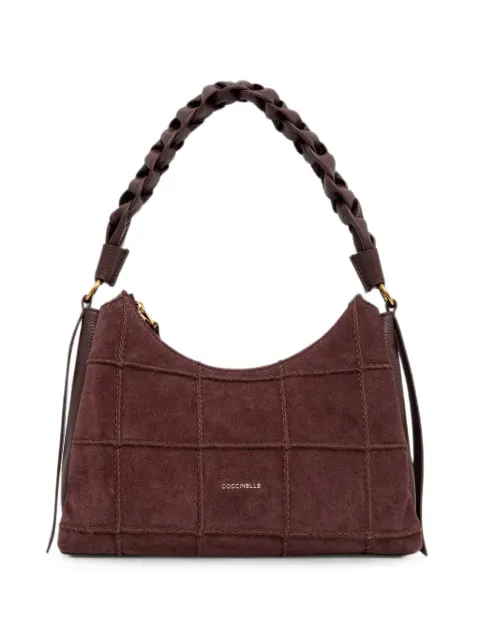 Coccinelle quilted braided-handle shoulder bag