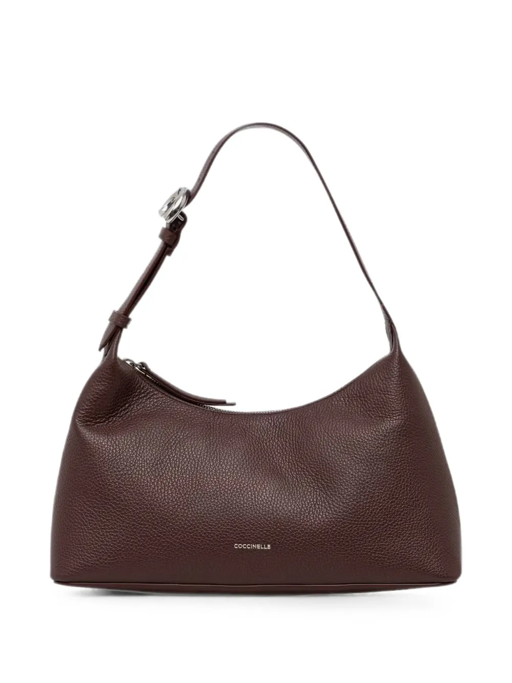 Coccinelle buckle-strap shoulder bag - Brown