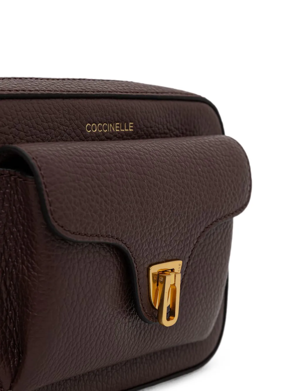 Coccinelle Leren crossbodytas Bruin