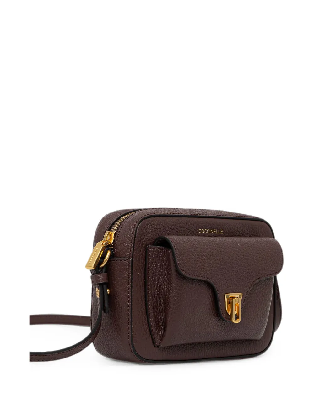 Coccinelle Leren crossbodytas Bruin