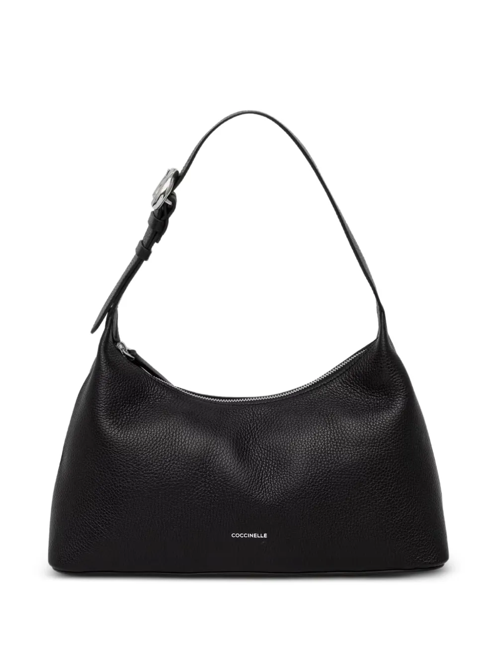 Coccinelle grained shoulder bag - Schwarz