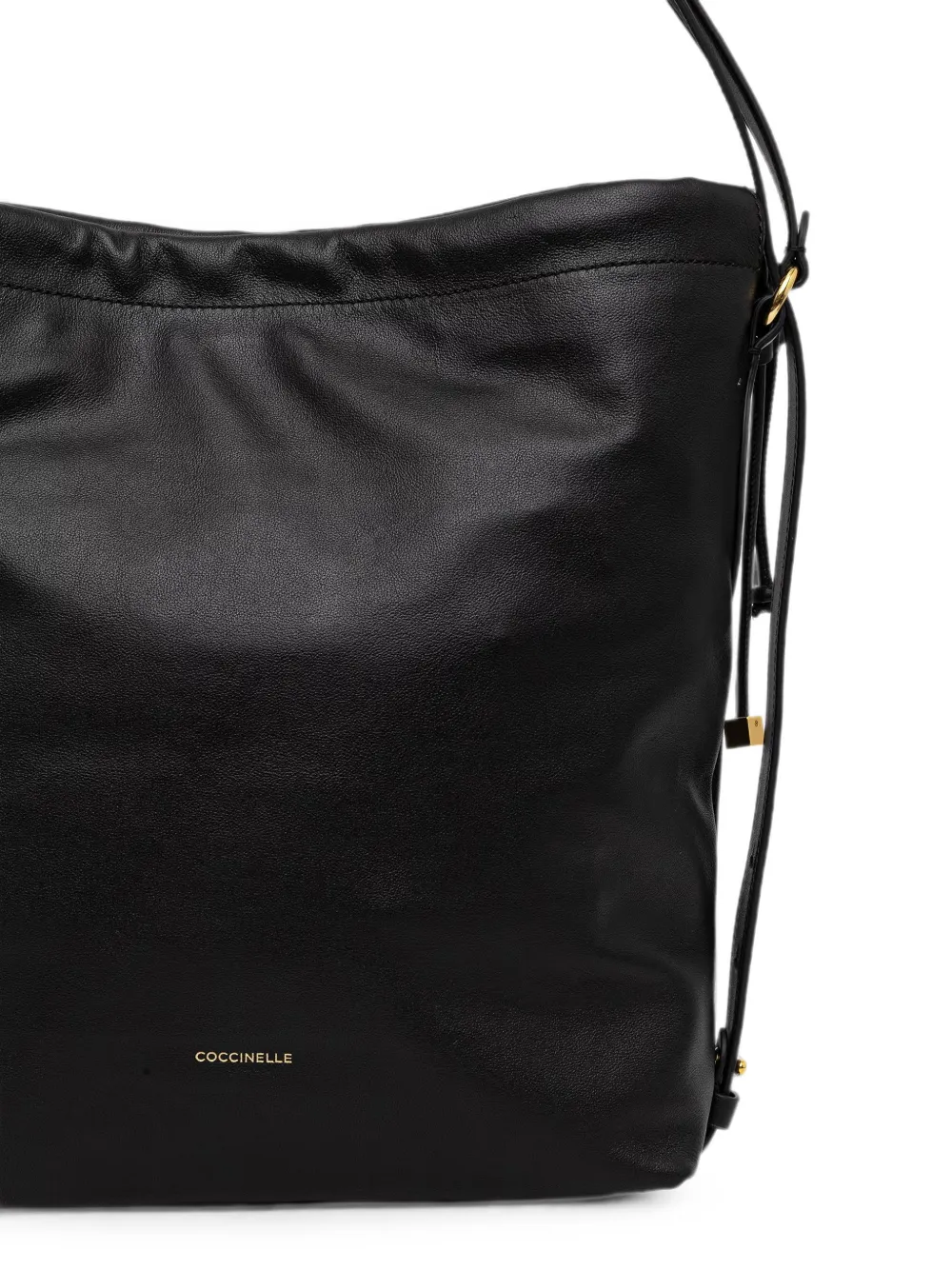 Coccinelle Shopper met trekkoord Zwart