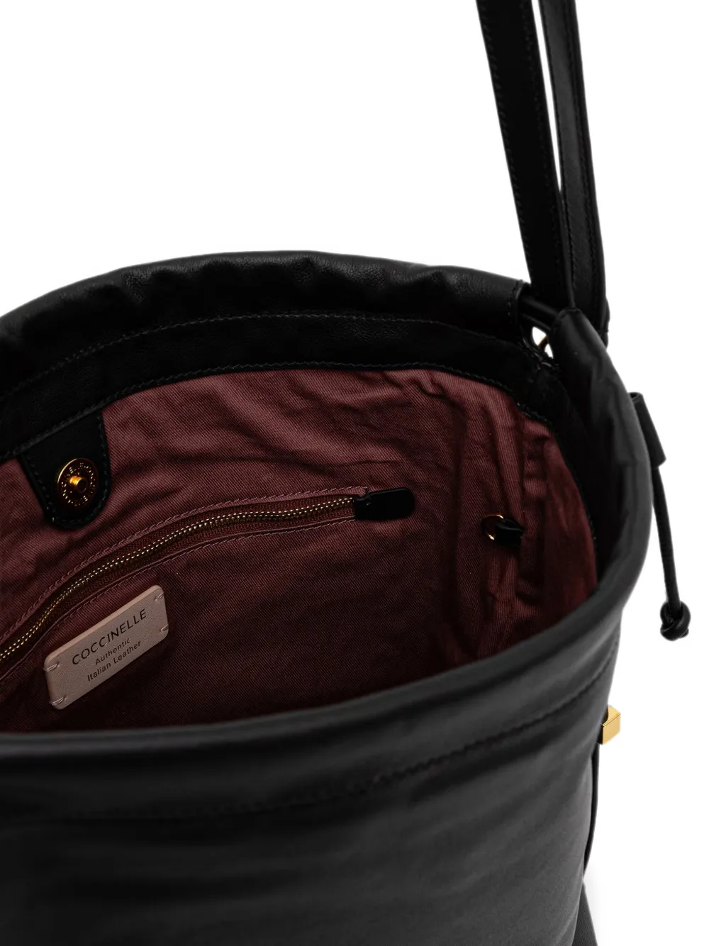 Coccinelle Shopper met trekkoord Zwart