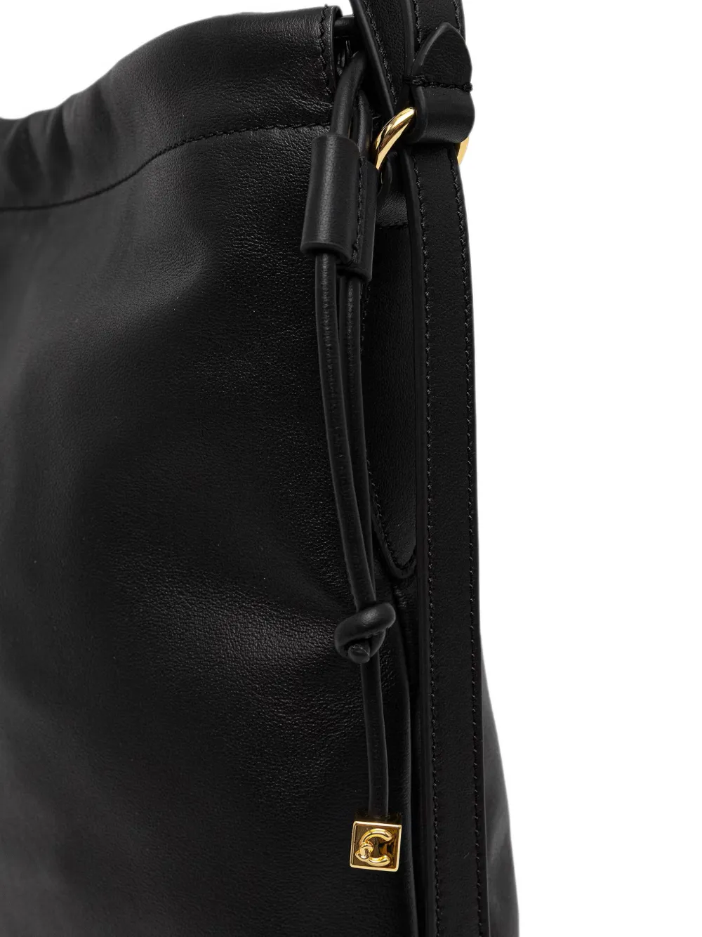 Coccinelle Shopper met trekkoord Zwart