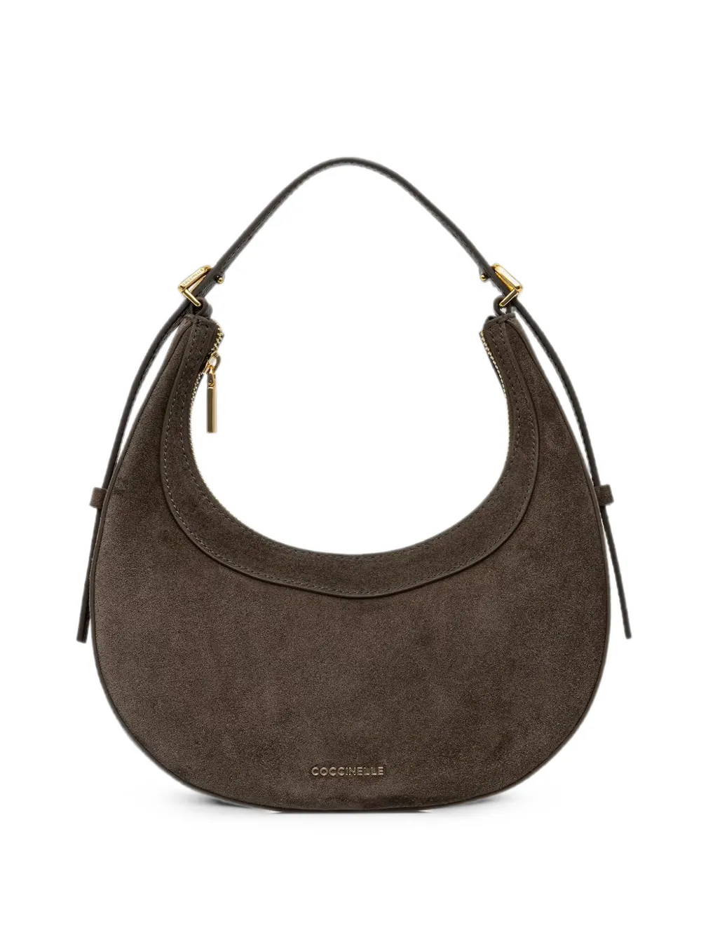 Coccinelle mini Whisper shoulder bag - Braun
