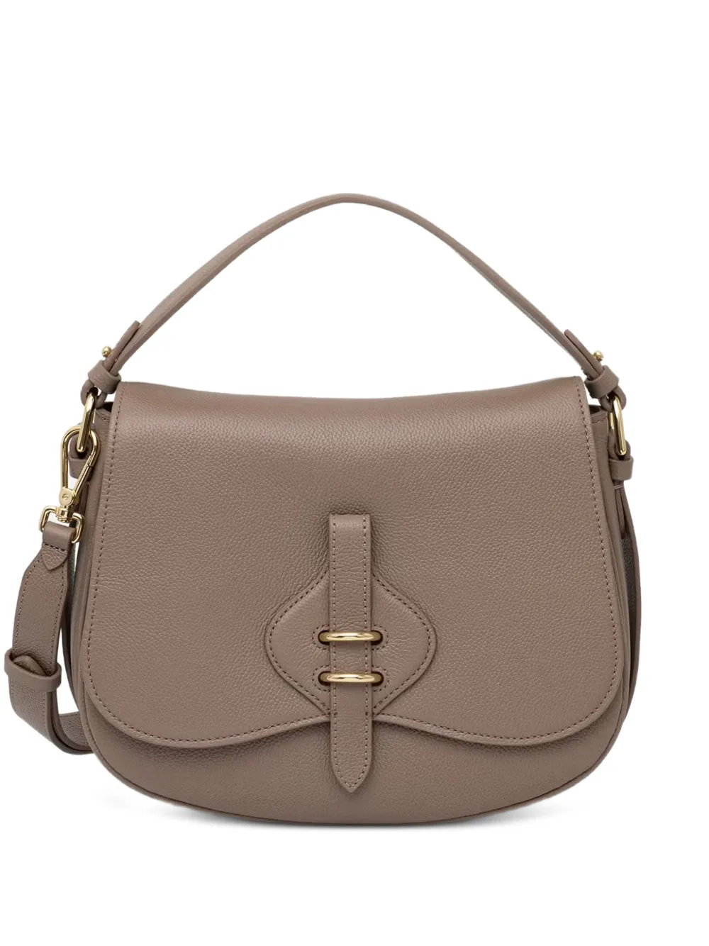 Coccinelle medium Mavery grainy shoulder bag - Neutrals