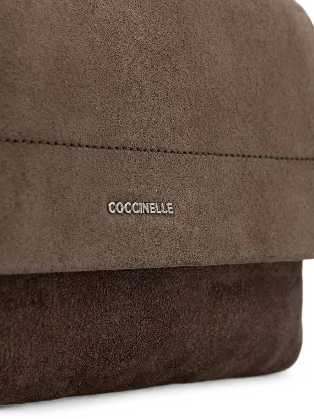 Coccinelle Kleine Boheme schoudertas met gevlochten handvat Bruin