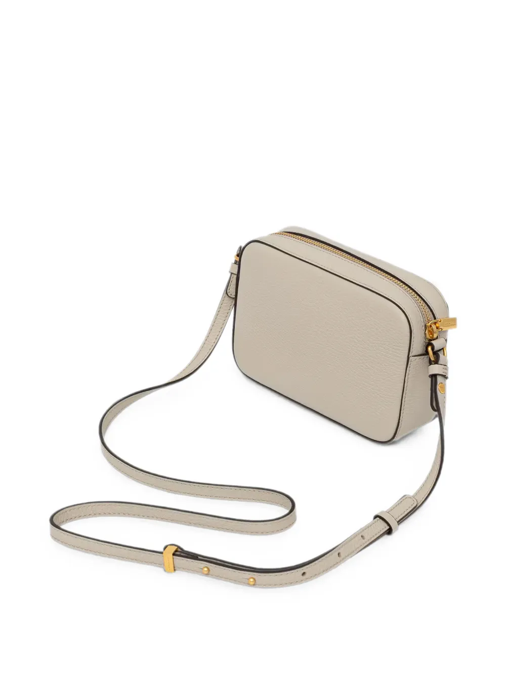Coccinelle Beat kleine leren schoudertas Beige