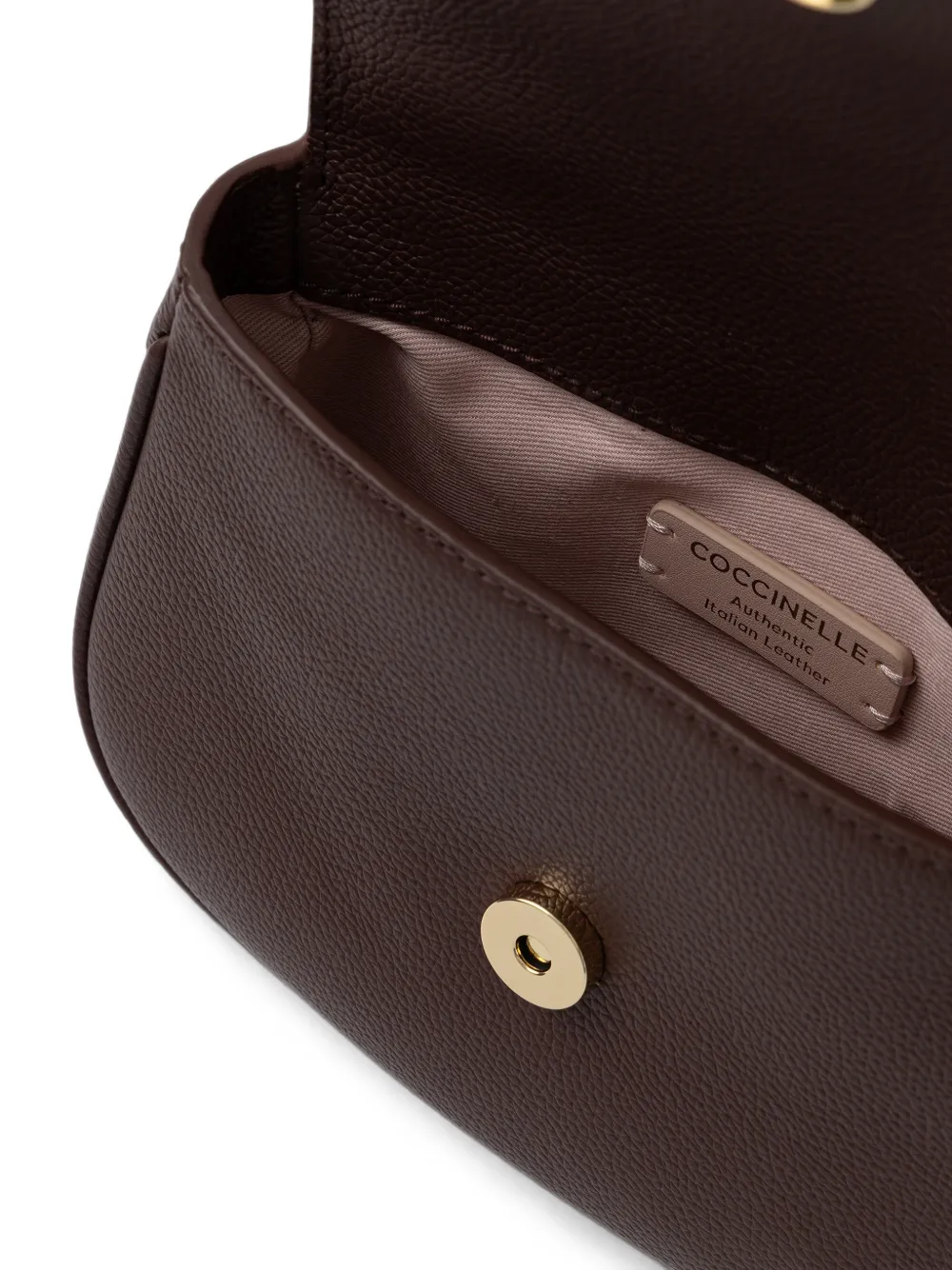 Coccinelle Mavery kleine bewerkte leren shopper Paars
