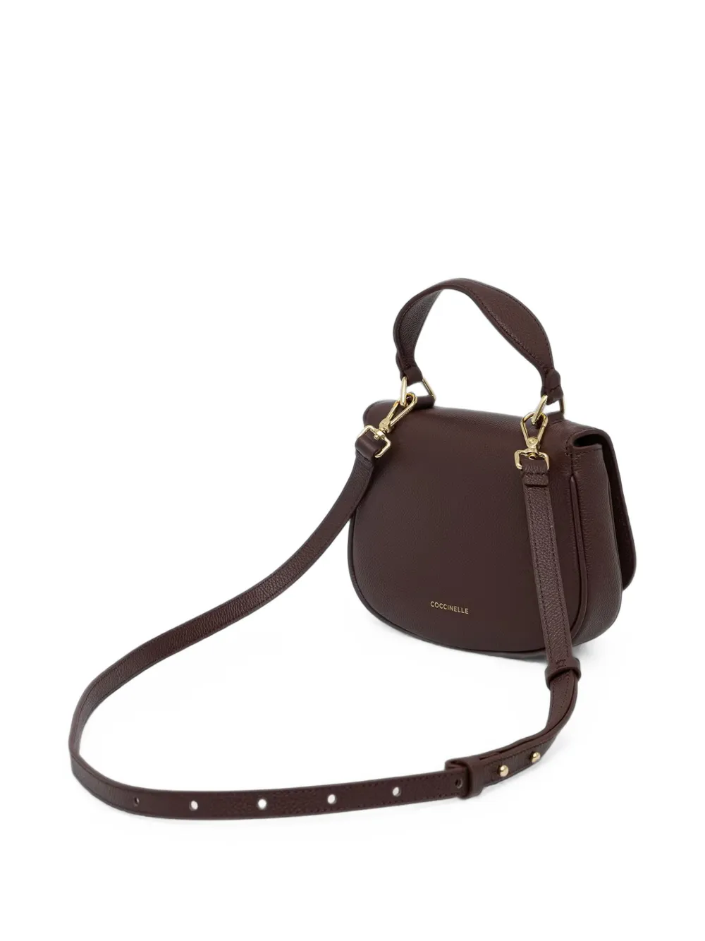 Coccinelle Mavery kleine bewerkte leren shopper Paars