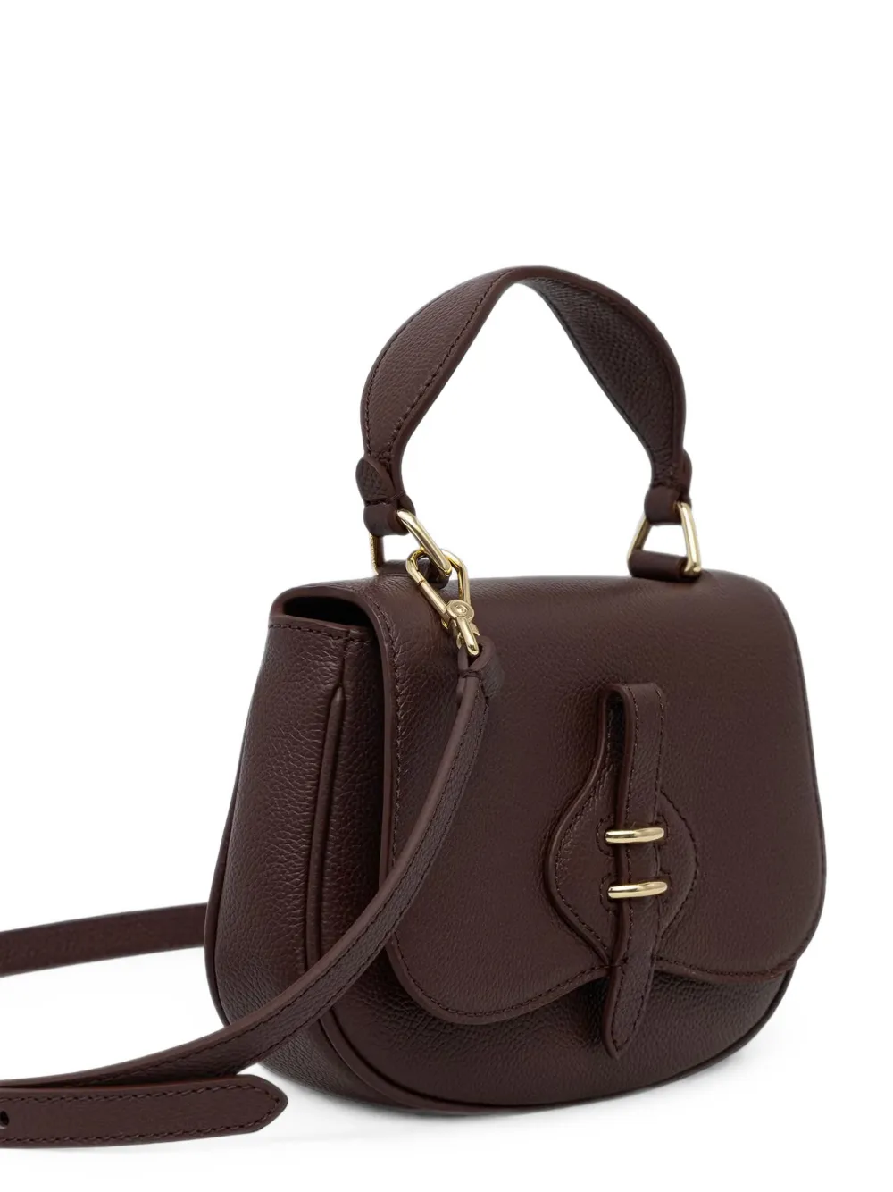 Coccinelle Mavery kleine bewerkte leren shopper Paars