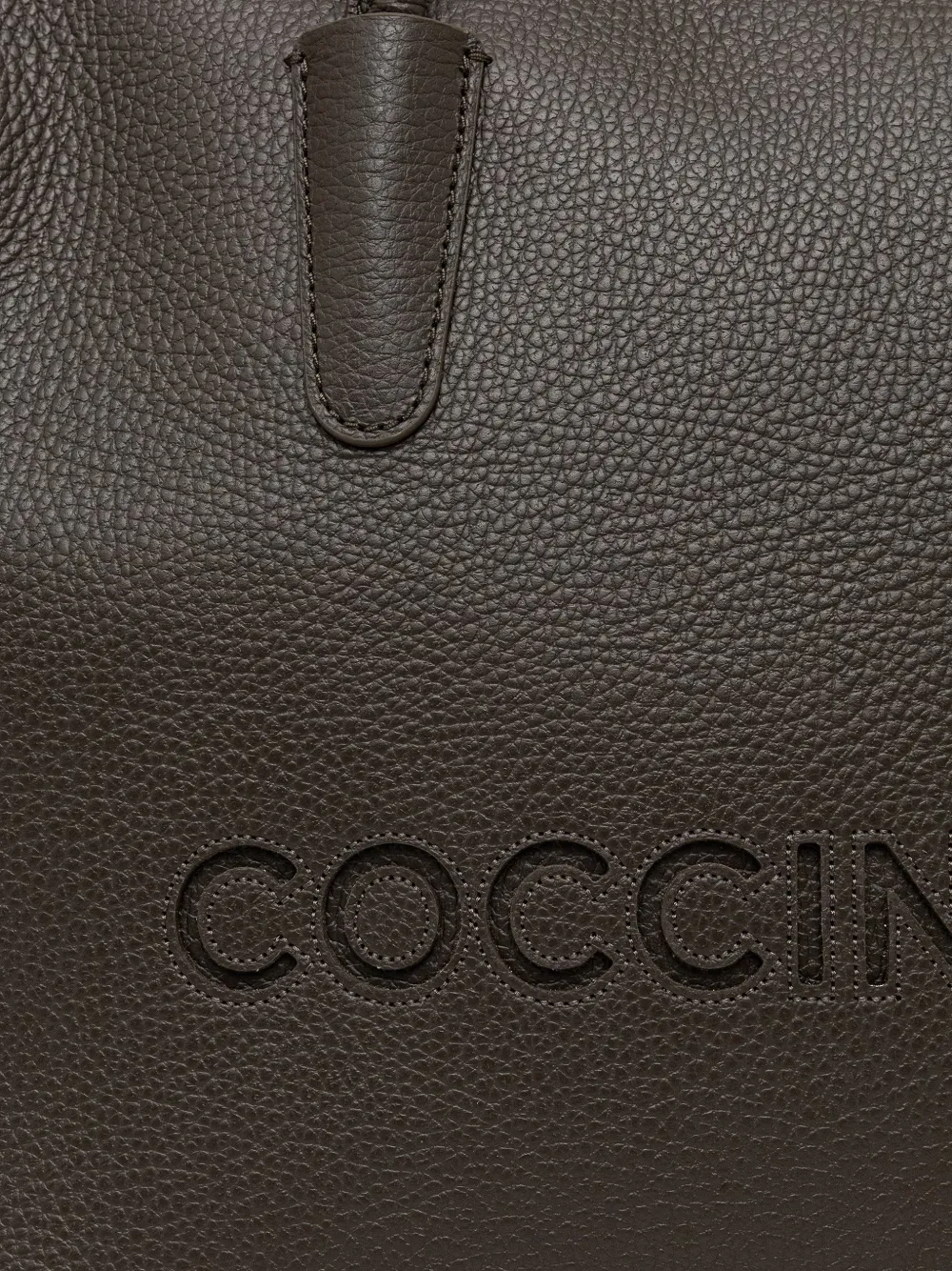 Coccinelle Medium Myrtha26 shopper met logo-reliëf Bruin