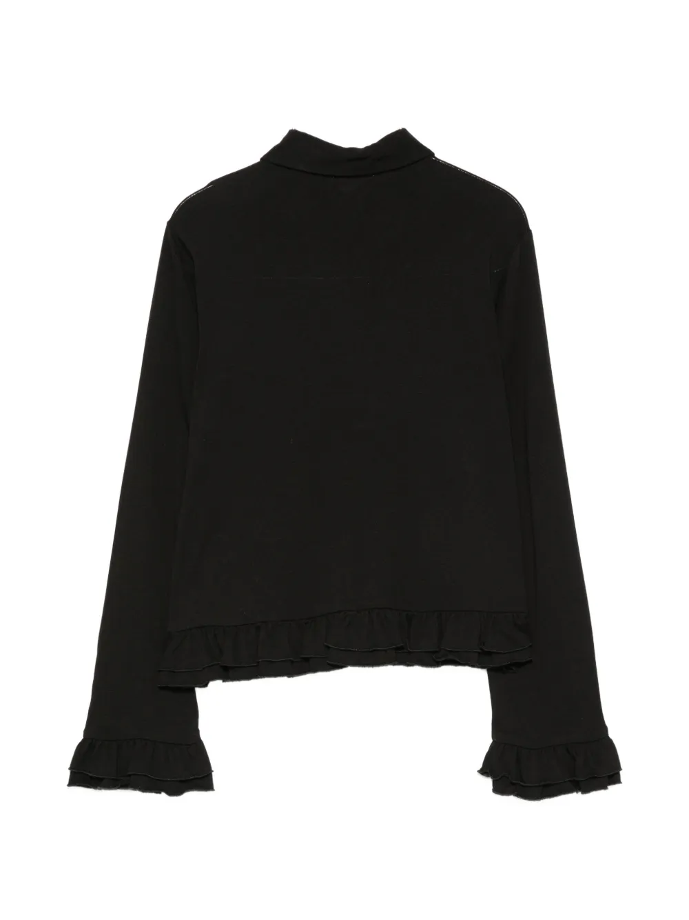 Nº21 Kids ruffled crystal-embellished shirt - Schwarz