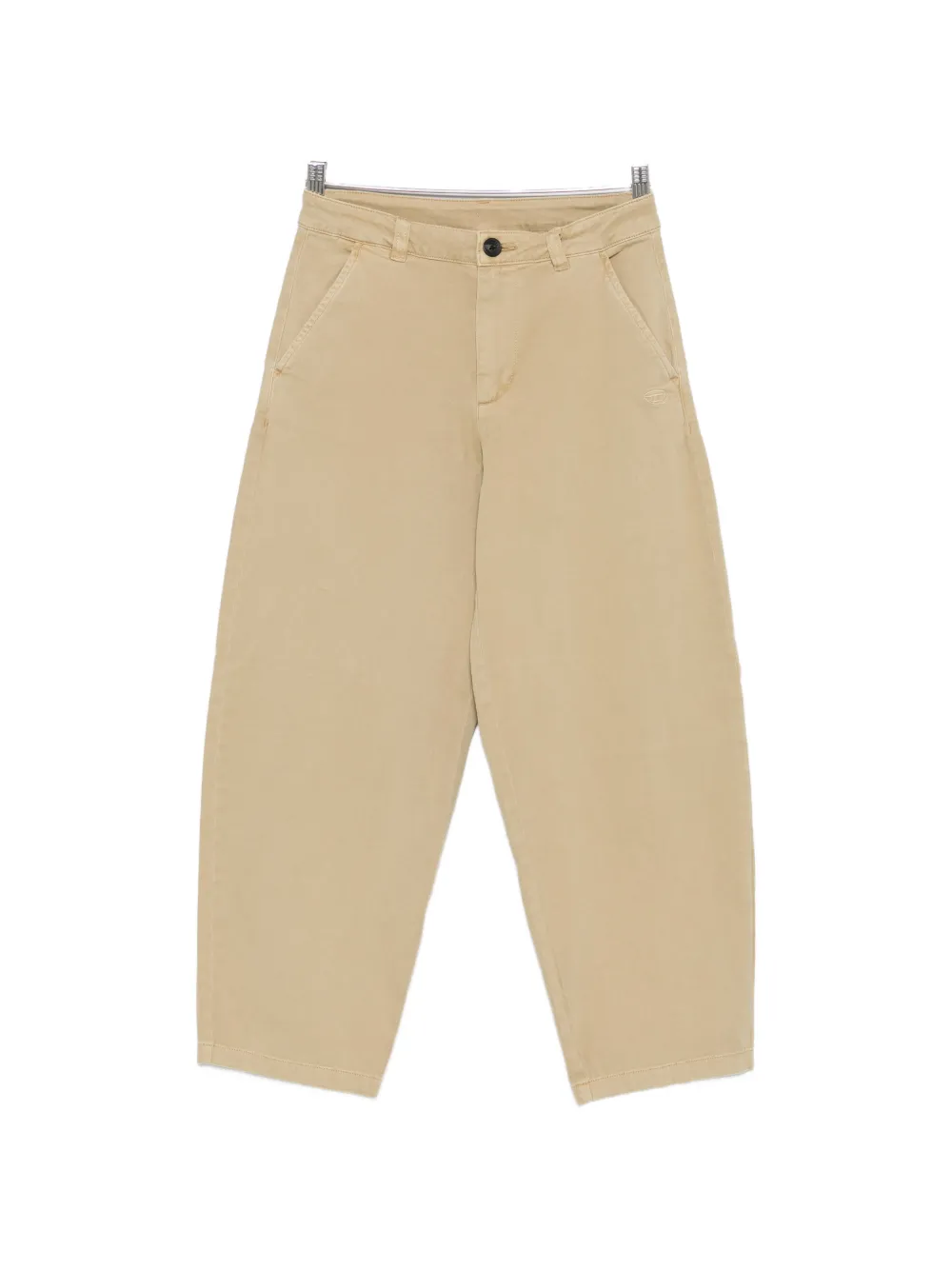 Diesel Kids logo-embroidered trousers - Toni neutri