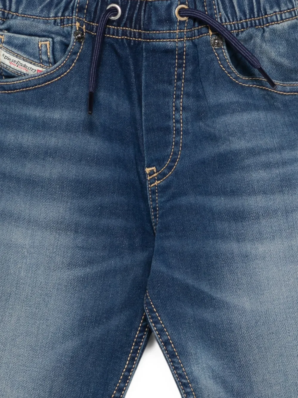 Diesel Kids Ruimvallend D-Marcie Jogg Jeans Blauw